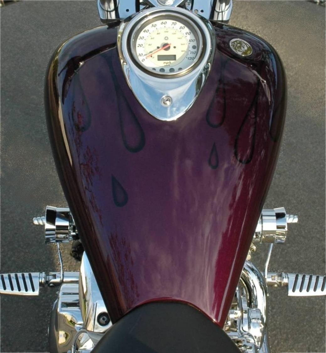 Yamaha v star on sale 1100 gas tank